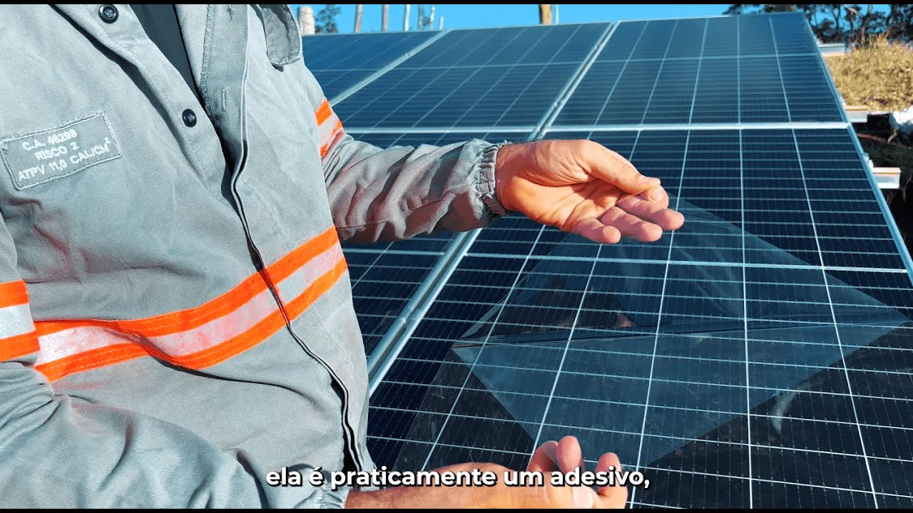 Película aumenta a eficiência e vida útil dos painéis fotovoltaicos