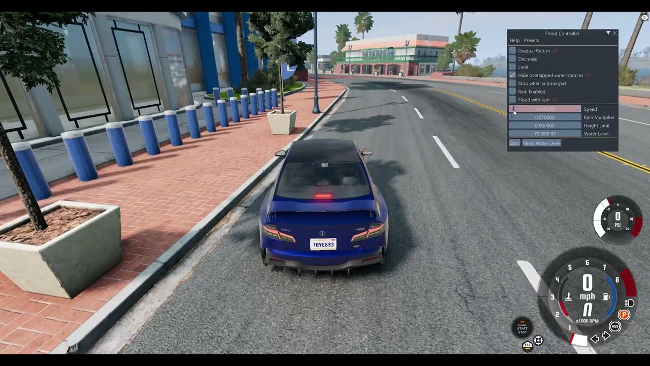 BeamNG drive  flood escape