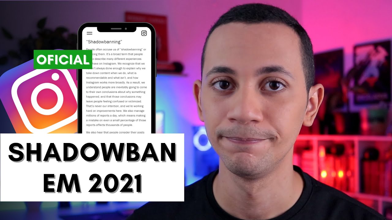 SHADOWBAN NO INSTAGRAM | Atualização 2021