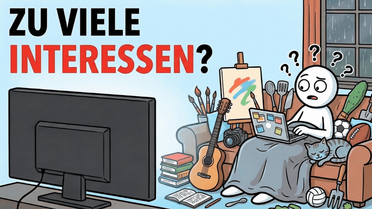 Wenn du zu viele Interessen hast, mache DAS & werde erfolgreich!