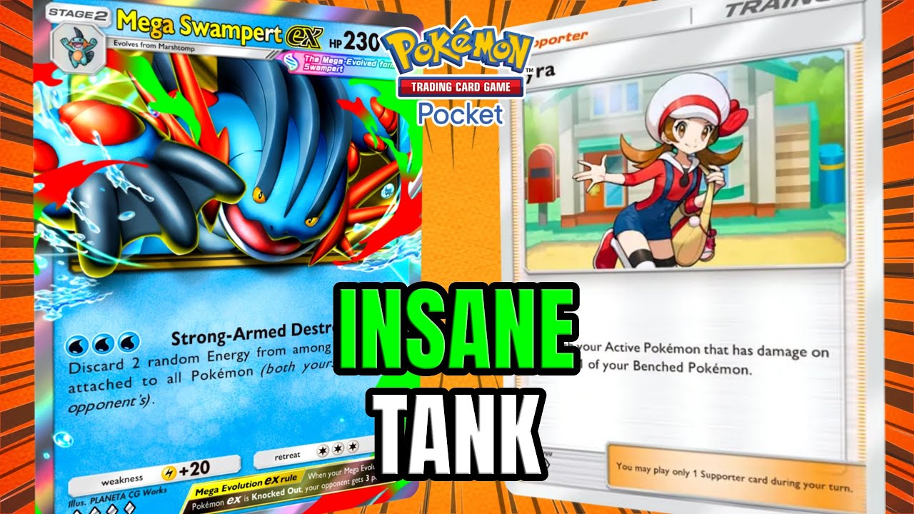 Mega Swampert Is an Absolute TANK 💪 | Pokemon TCG Pocket