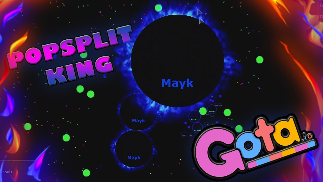 Gota.io *Only 1% possible NEW GLITCH 16x1 LESSMASS POPSPLIT*- Mayk MLG #ACERC? :v