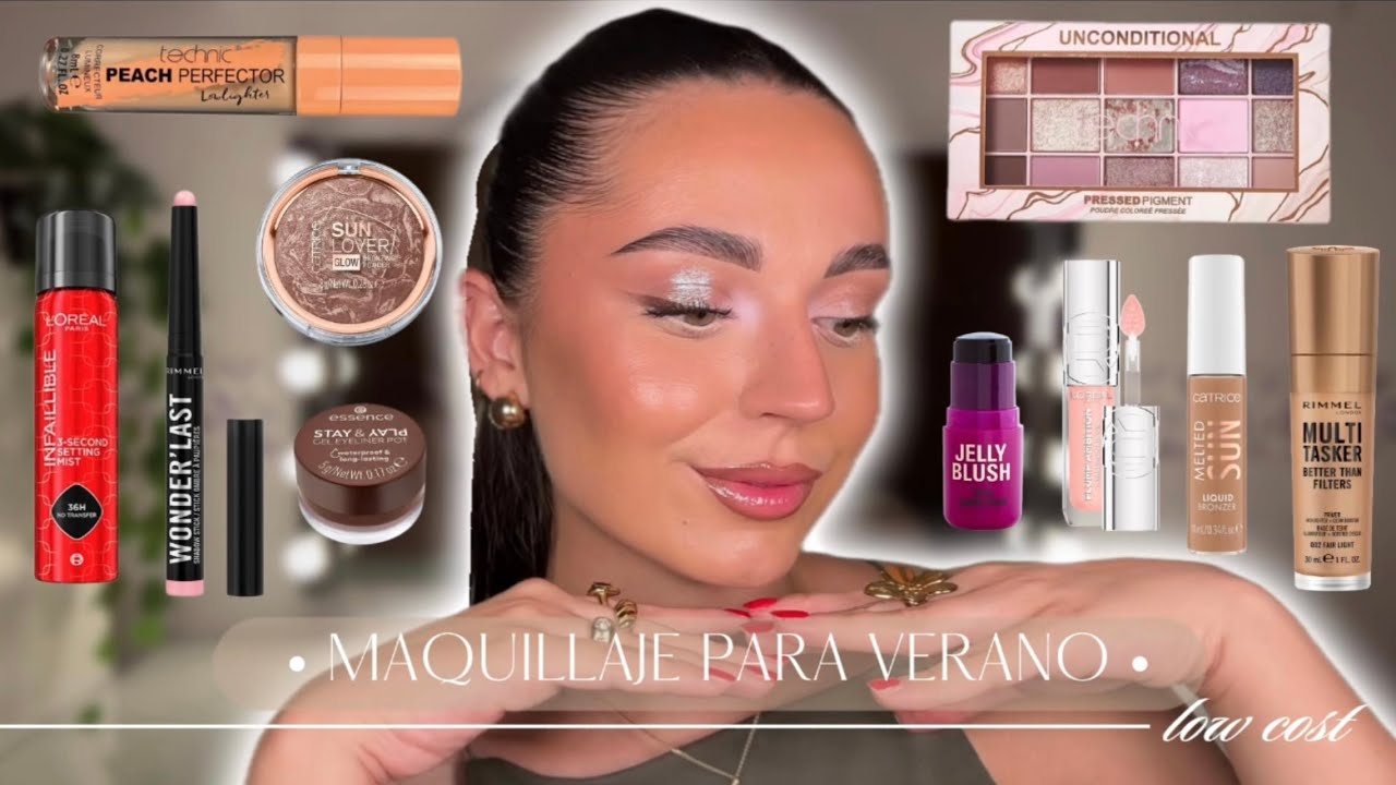 MAQUILLAJE PARA VERANO 🌸 con favoritos low cost