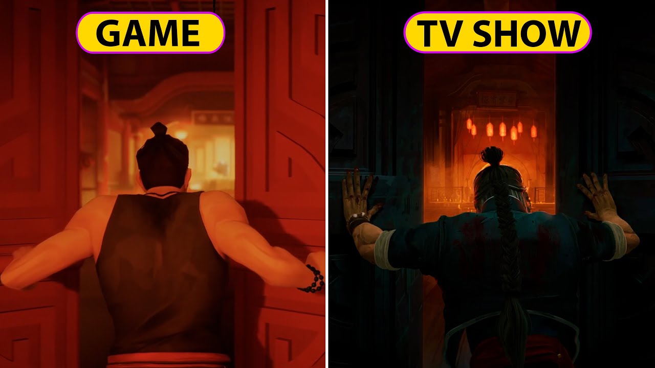 Sifu Game vs Tv Show (Secret Level) | Scene Comparison