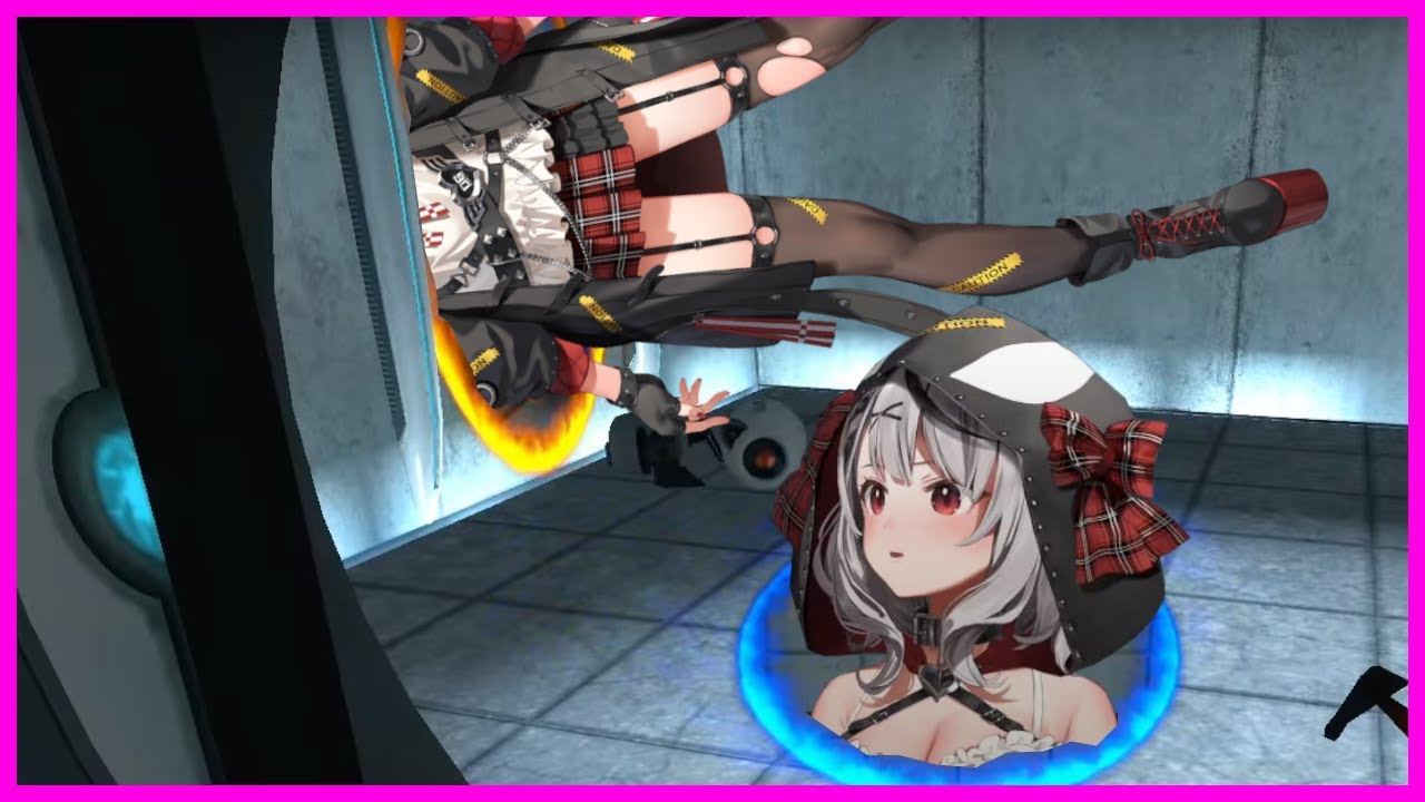 Sakamata Chloe's Pon is too powerful for Portal [Hololive]