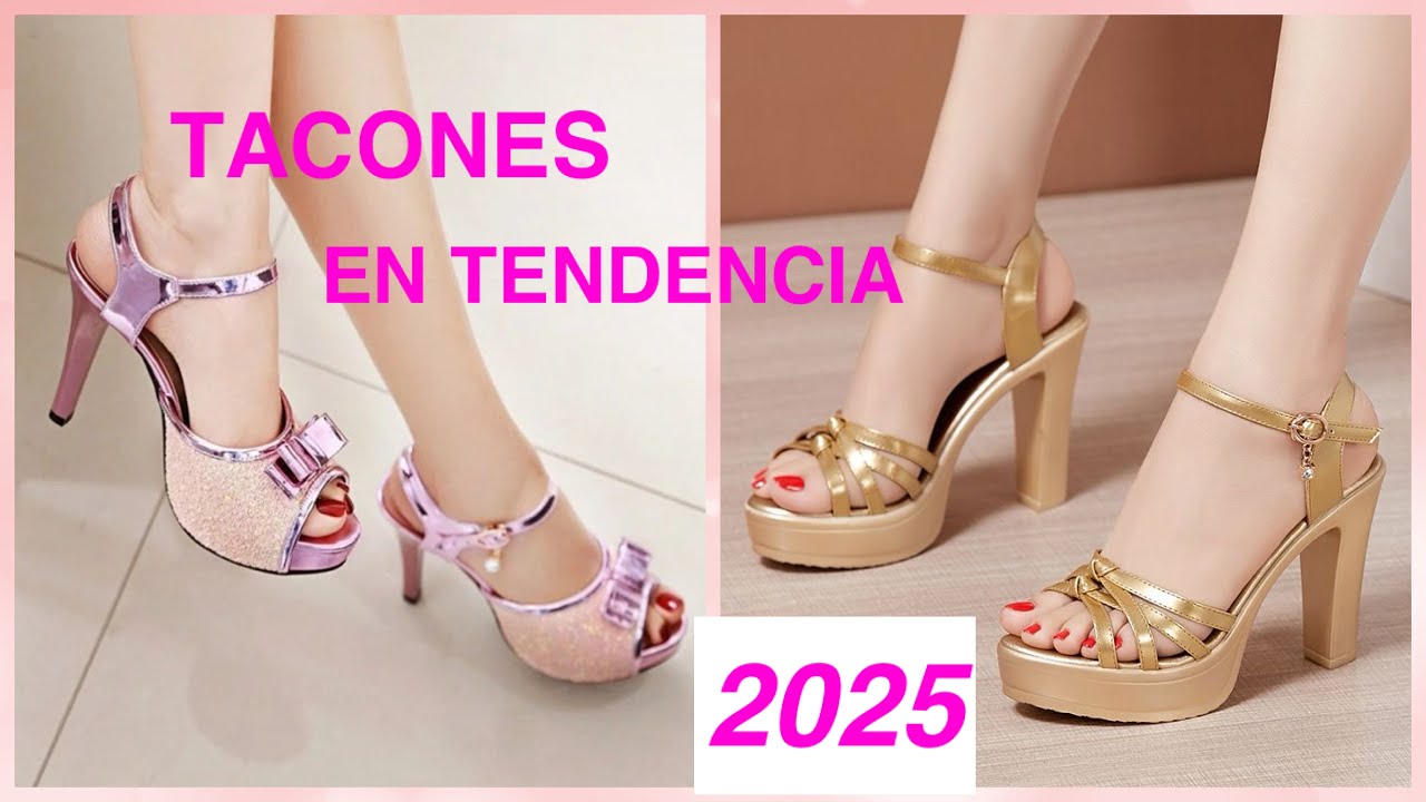 BELLOS Y ELEGANTES ZAPATOS DE TAC&Oacute;N TIPO SANDALIA EN TENDENCIA 2025/26