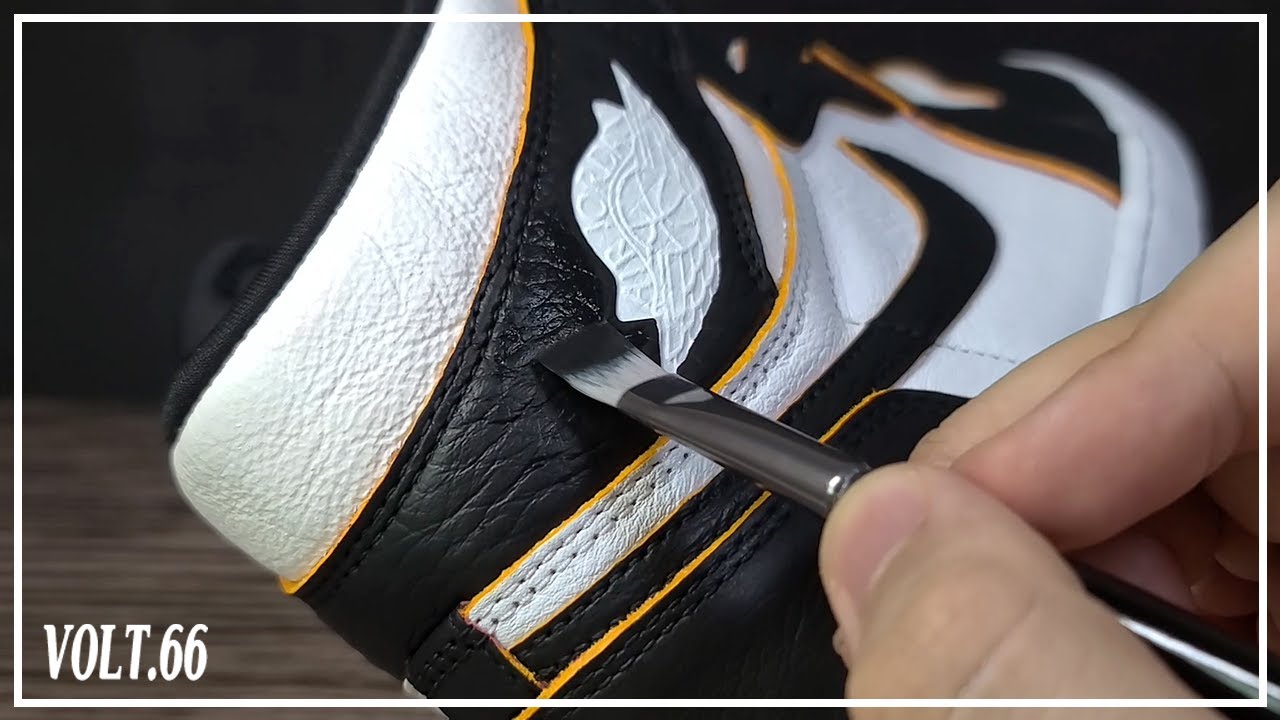 [Custom Shoes] Jordan 1 Fusion Red Vintage Panda Custom
