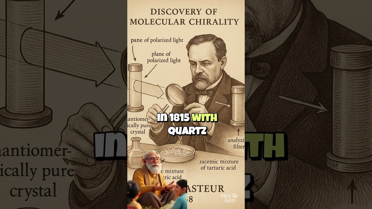 How and when was molecular chirality discovered?