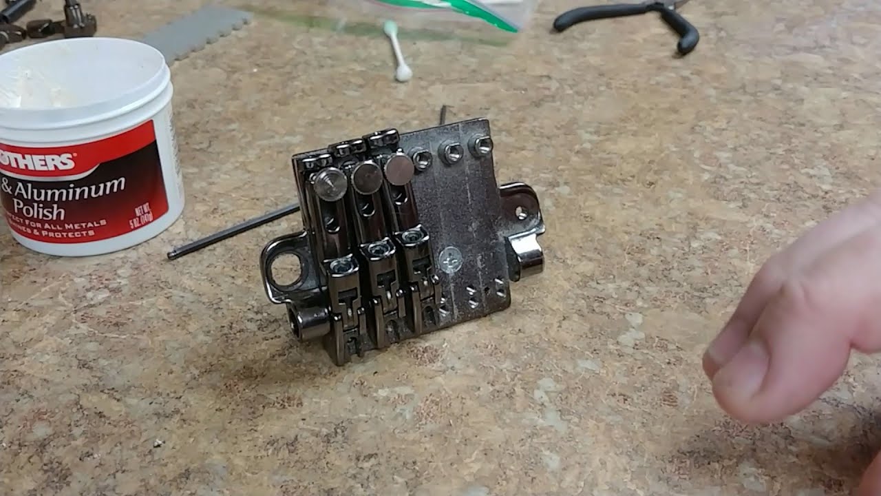 Ibanez ZR Trem Disassemble Clean Reassemble