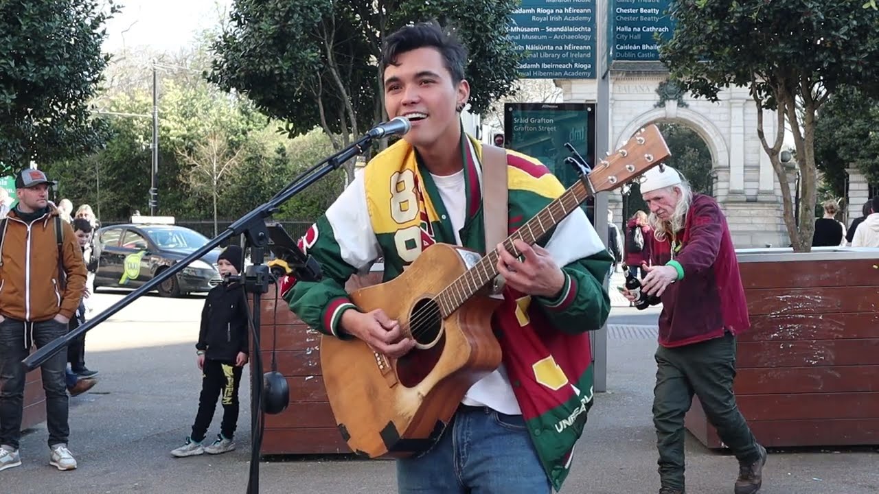 Crowd Having Fun with Jacob Koopman as he Performs... 