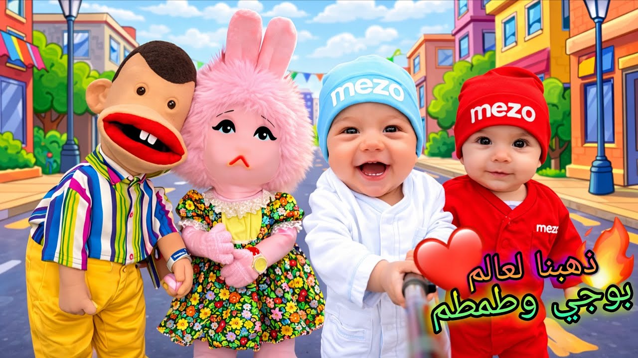 فلوج توأم الذكاء الأصطناعي،❤️موزه وميزو ذهبوا لعالم بوجي وطمطم😍🔥!نهاية غير متوقعة🤨؟؟