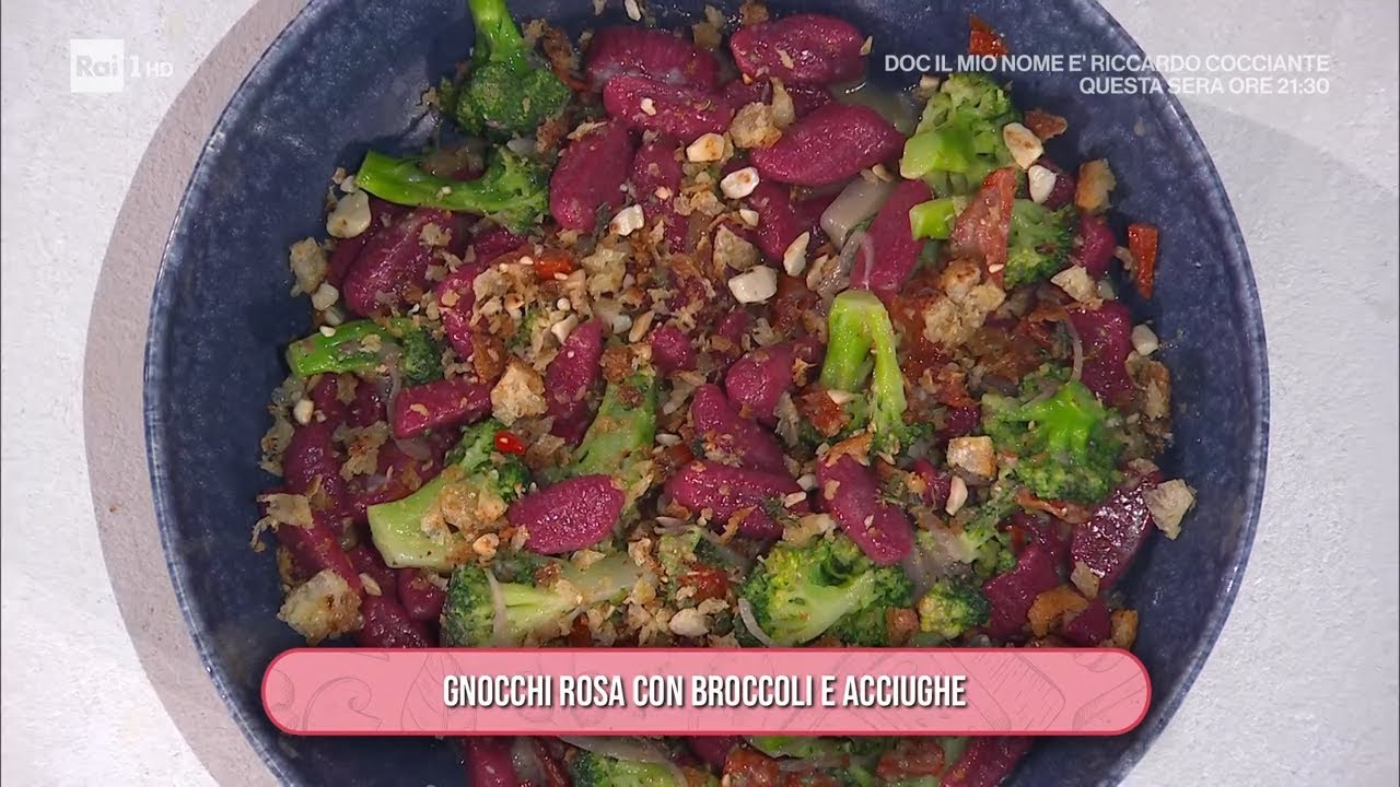 Gnocchi rosa con broccoli e acciughe - È sempre mezzogiorno 04/03/2026