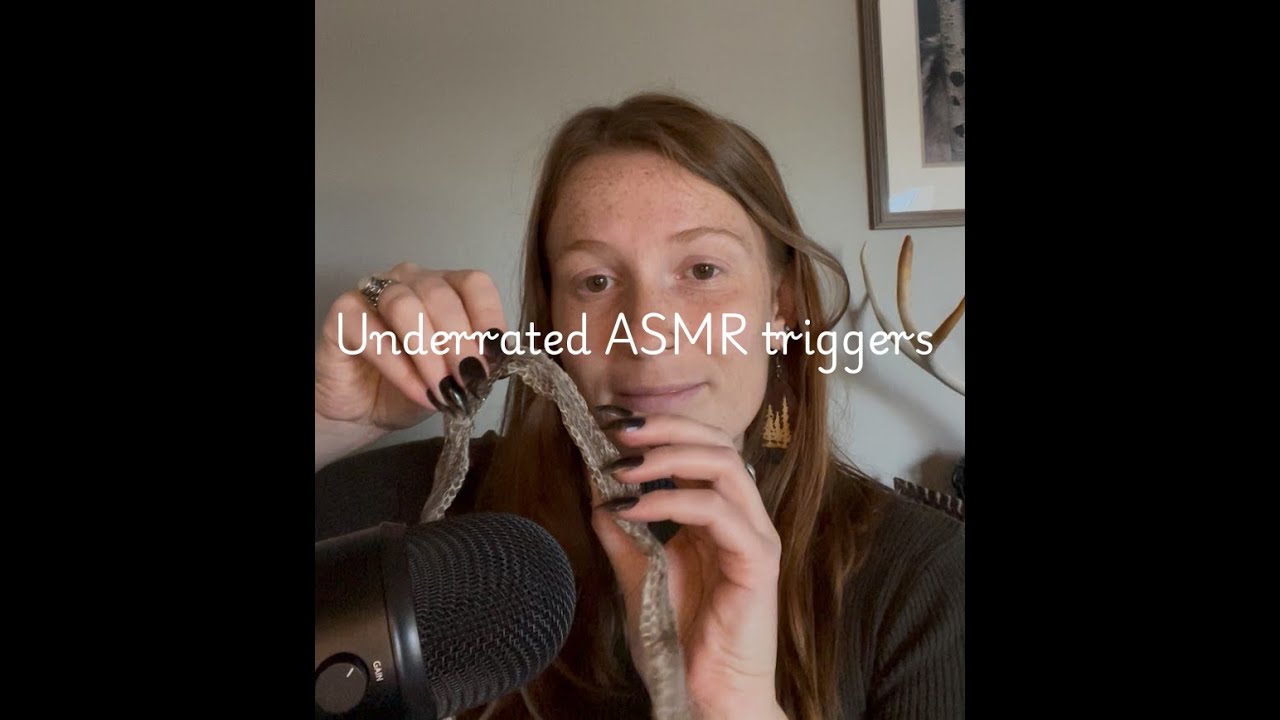 ASMR 🌙 my favorite underrated triggers 🐍you won't want to miss these 🔪