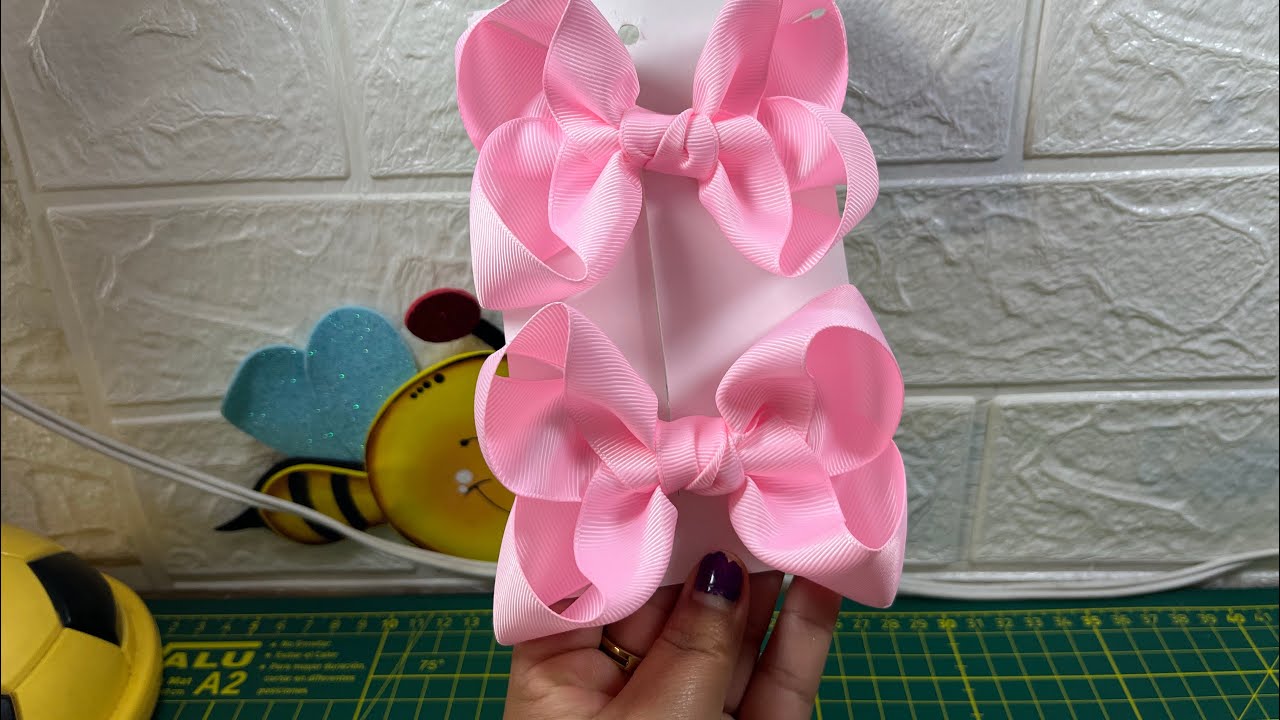 LAZO BOUTIQUE DE 4CM (fácil y sencillo)
