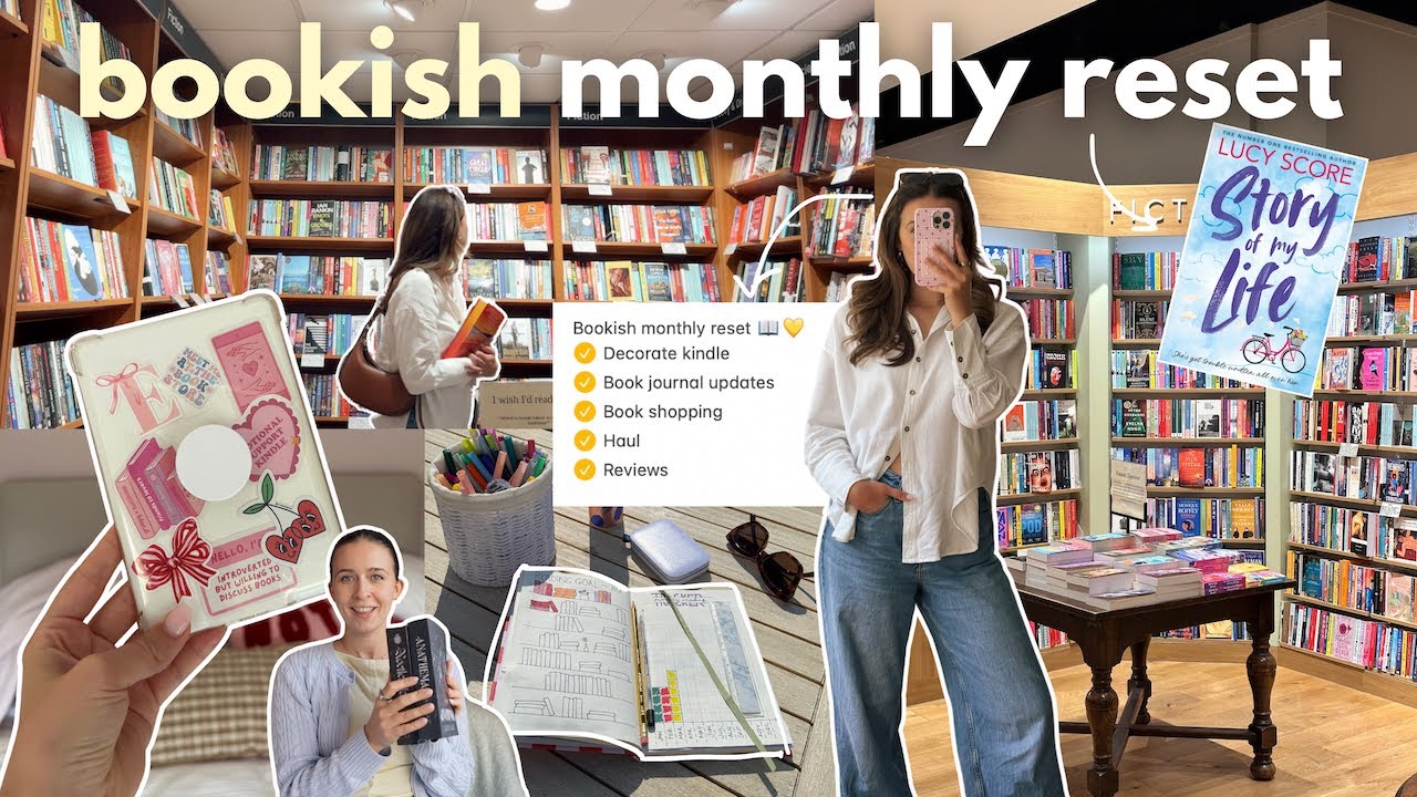 bookish monthly reset (may 🌻) journal updates, reviews, haul & kindle refresh! ⭐️