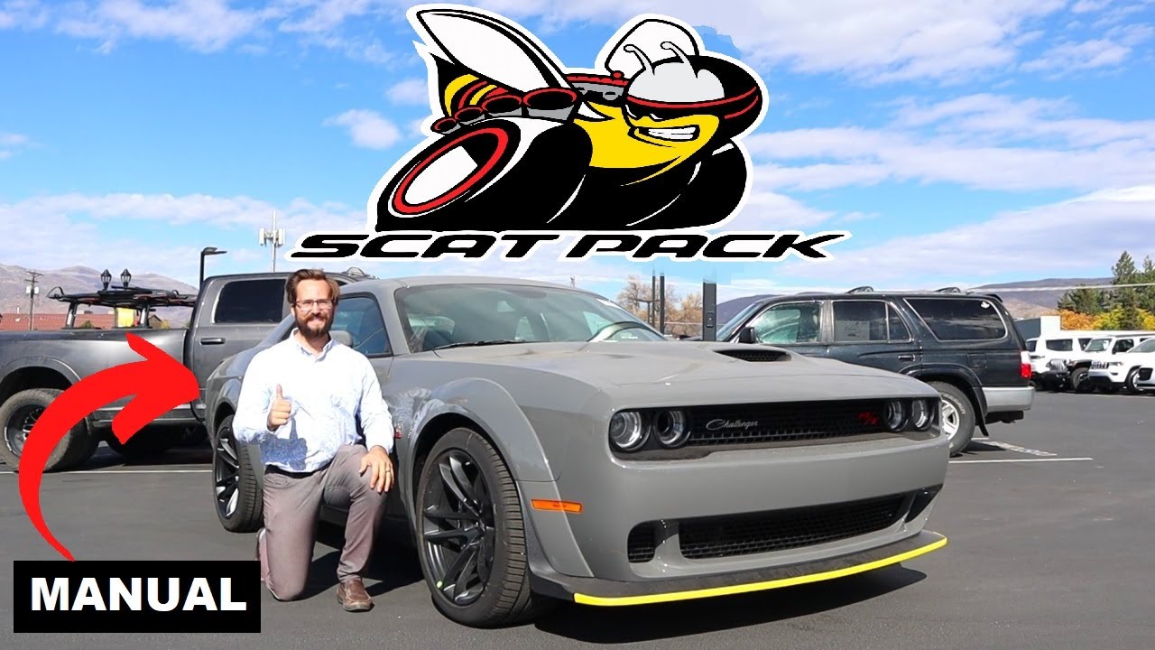 НОВЫЙ Dodge Challenger Scat Pack (широкий кузов + механическая коробка передач): вы знаете, что х...
