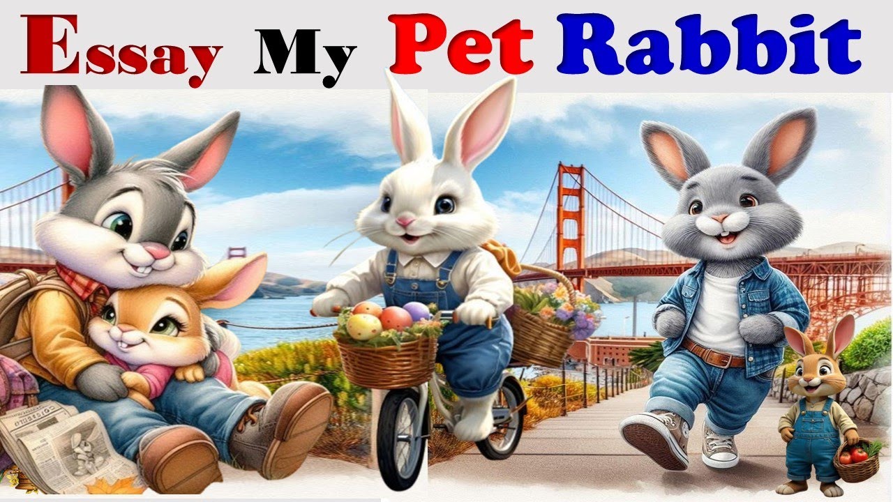 My Pet Rabbit Essay for Kids | 10 Lines Essay about My Pet Rabbit | Short Paragraph Listen Learn