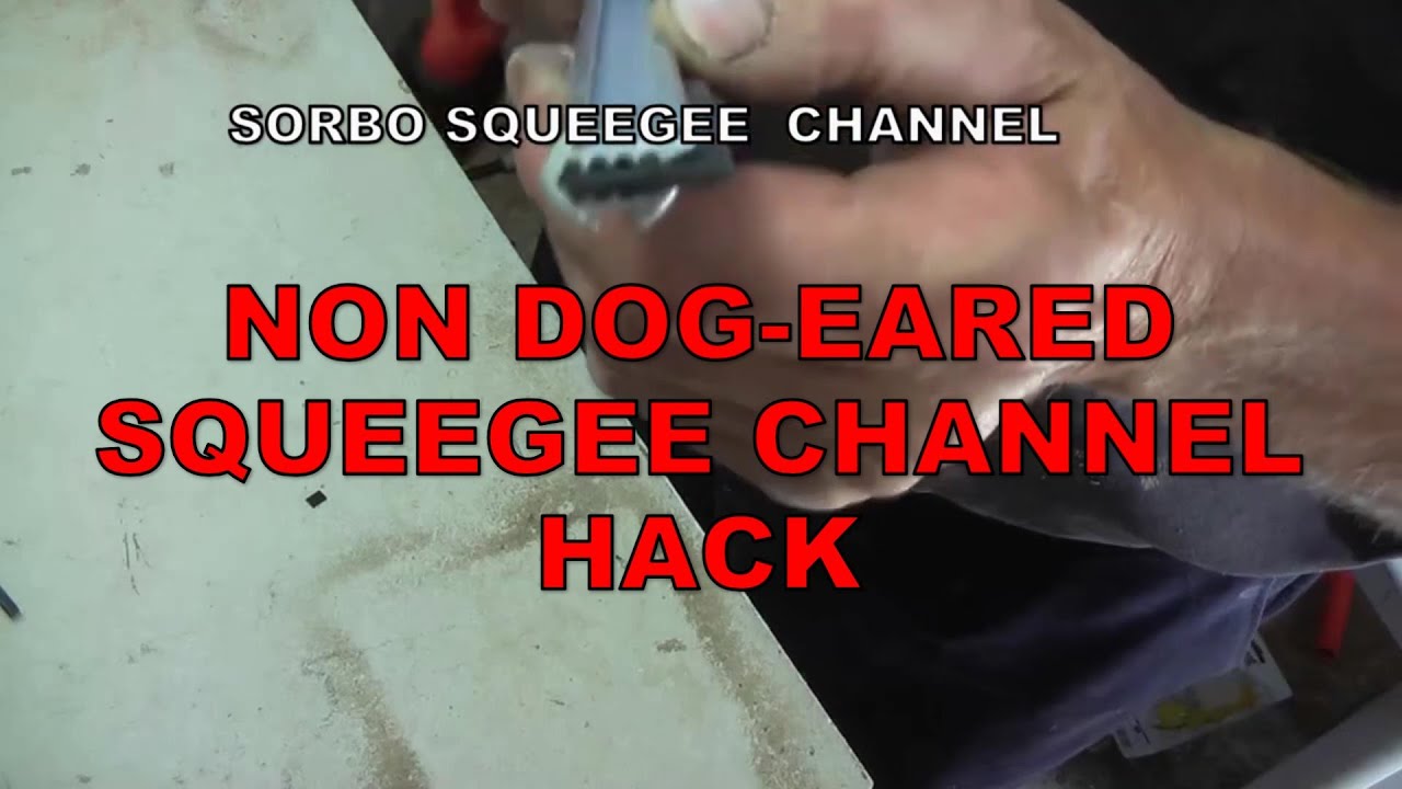 ✅NON  DOG-EAR EFFECT .SORBO. STECCCONE .WAGTAIL SQUEEGEE CHANNELS