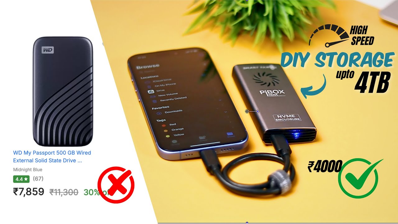 Make Your OWN External SSD at HALF the Cost | DIY [Hindi]