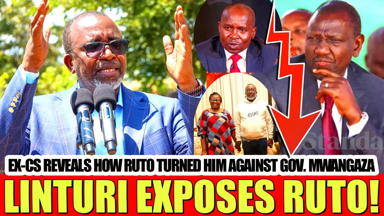RUTO ACHA KUPIGANISHA WAMERU! LINTURI SHOCKING CLAIMS OVER HIS FIGHT WITH GOVERNOR MWANGAZA