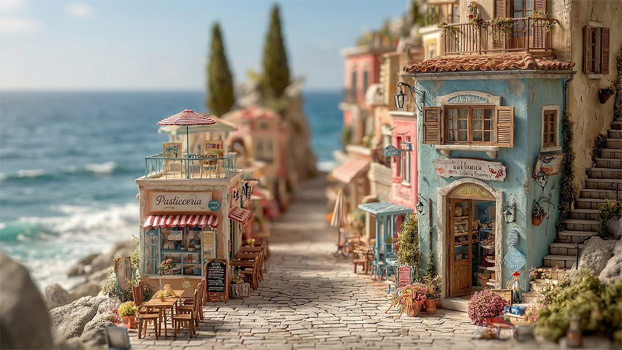 Miniature Seaside Village | Relaxing Lofi for Studying