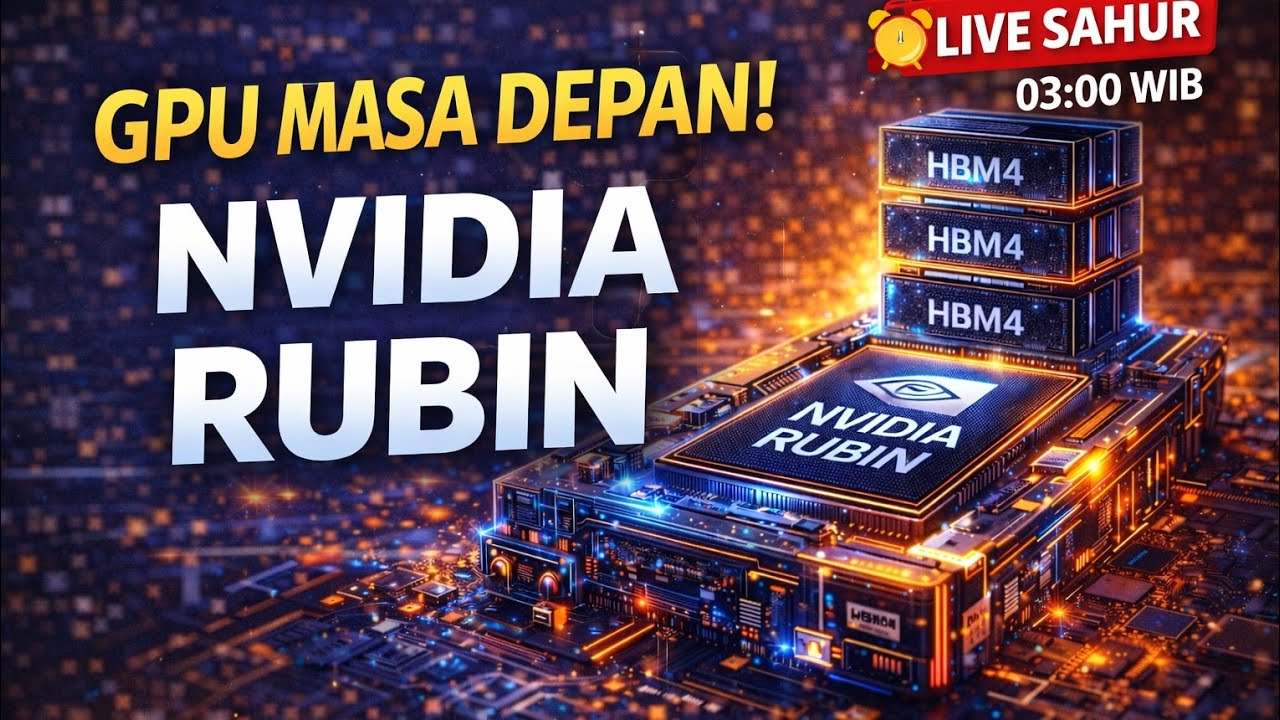 Arsitektur GPU Masa Depan? Nvidia Rubin, HBM4 & Chip 3nm? 😱