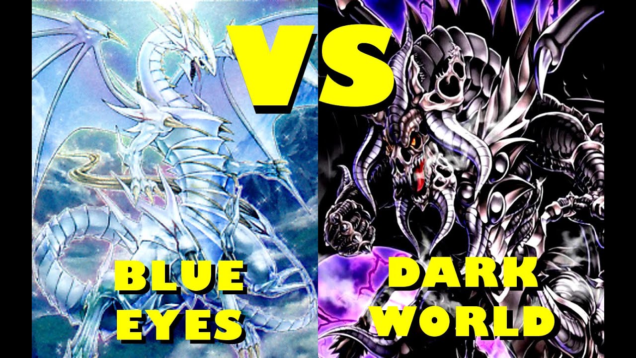 Real Life Yugioh - BLUE EYES vs DARK WORLD | June 2016 Scrub League