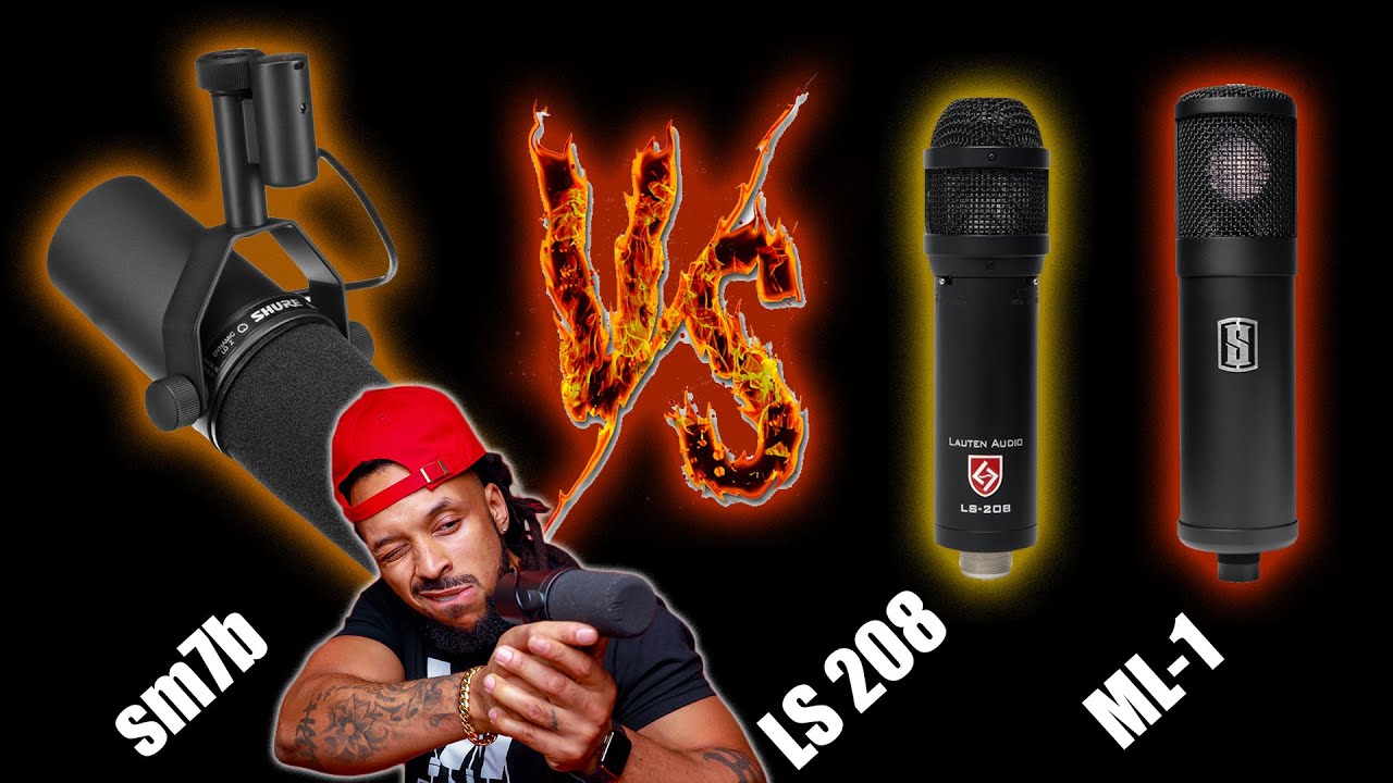 Shure SM7B vs Lauten Audio LS 208 vs Slate ML-1 – Mic Shootout 🎤