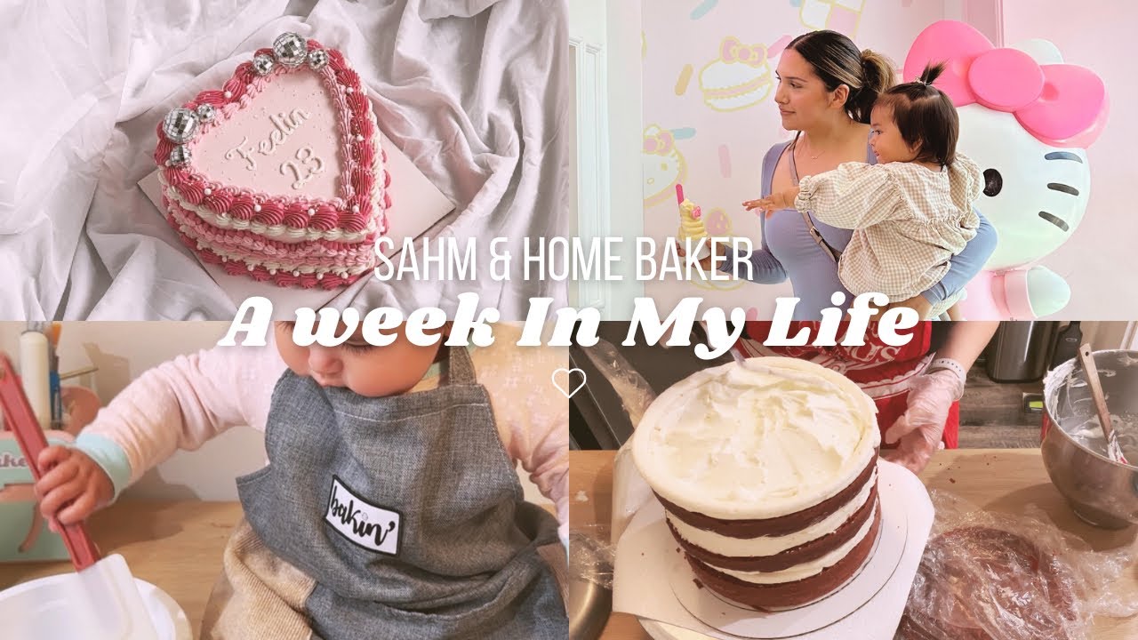 НЕДЕЛЯ ИЗ МОЕЙ ЖИЗНИ!! SAHM и домашний пекарь (работайте со мной!)