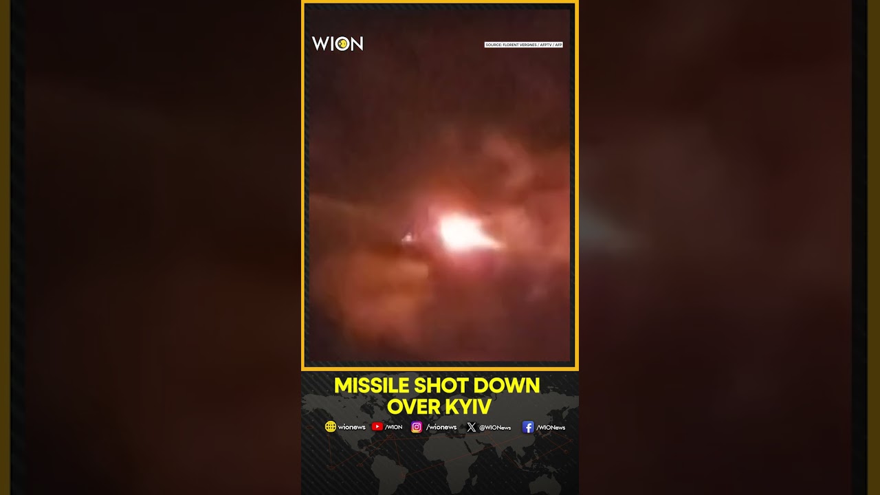 Russia-Ukraine War: Ukrainian Air Defence Shoots Down Missile Over Kyiv | WION Shorts