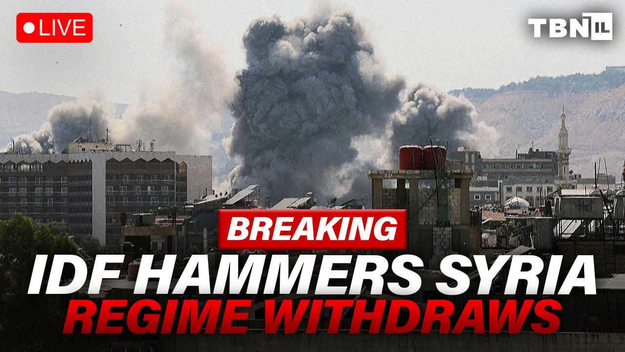 BREAKING: IDF Bombs Syrian Military HQ; Iran Threatens SURPRISE Attack On Israel | TBN Israel