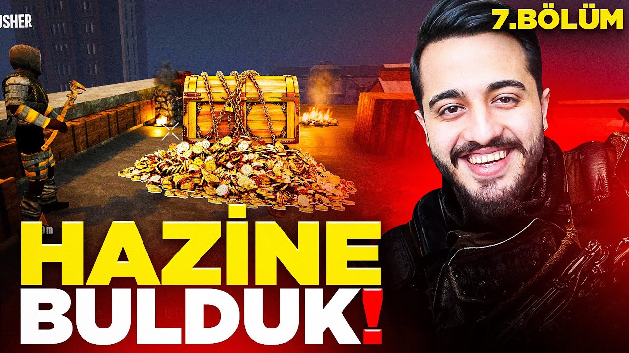HAZİNE HARİTASI BULUP ŞEHRİN DİBİNE KADAR KAZDIK! YÜKLÜ PARA BULDUK! Ekipli Zombi Oyunu #7