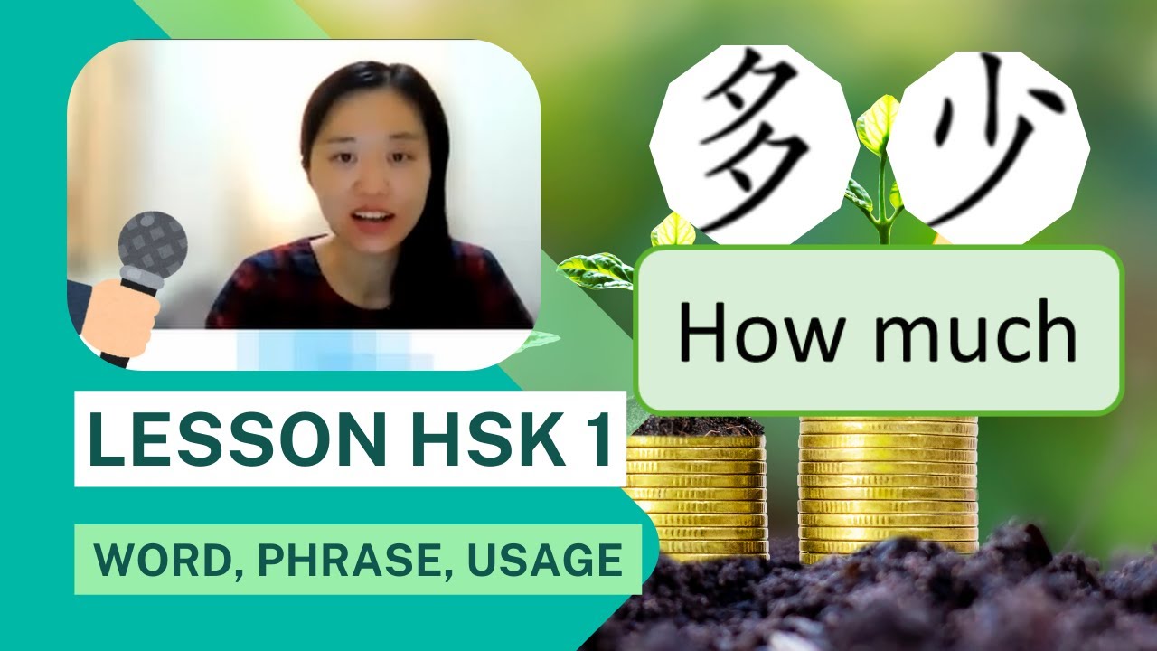 HSK1. Chinese Lesson for 多,少,多少in Chinese word, phrase and usage / grammar rules+practice+quiz
