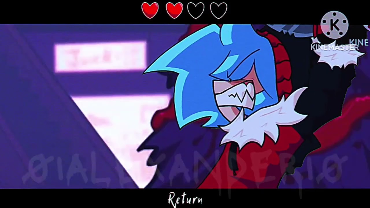 AISHITEITANONI || FNF AU animation meme || art || TW: blood !!