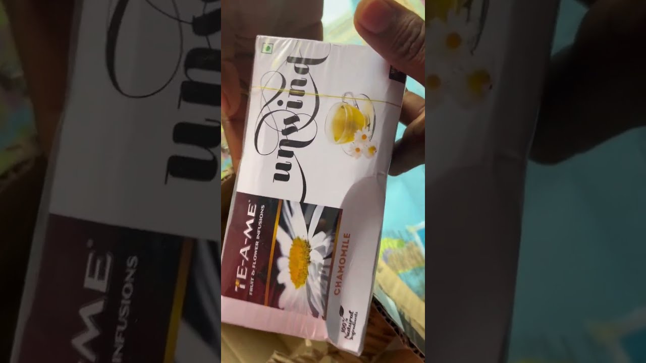 TE-A-ME Unwind Pure Chamomile | Herbal Infusion Tea | Chamomile Flowers | Subtle & Flowery |