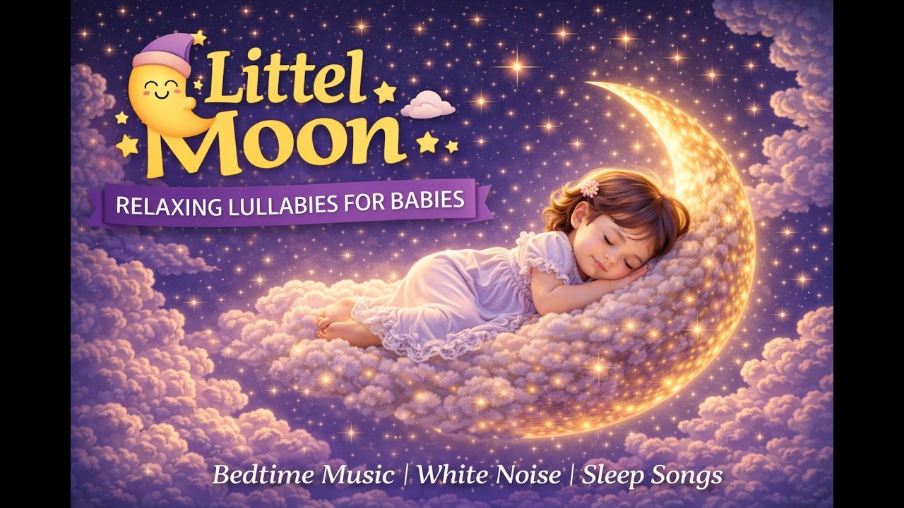 Little Moon Lullaby, Relaxing music,1-hour lullaby, เพลงกล่อมเด็ก 1 ชั่วโมง
