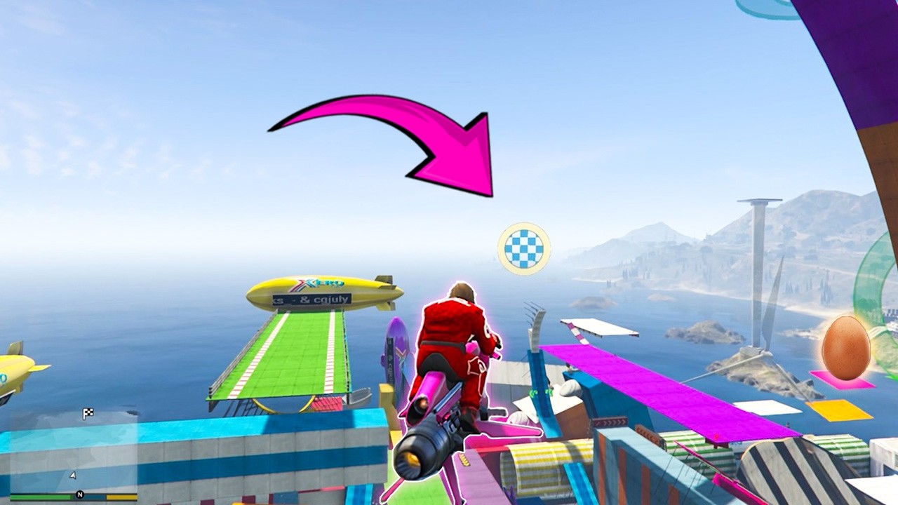 Only Pro Players Can Finish This INSANE GTA 5 Car Parkour Race 😱🔥