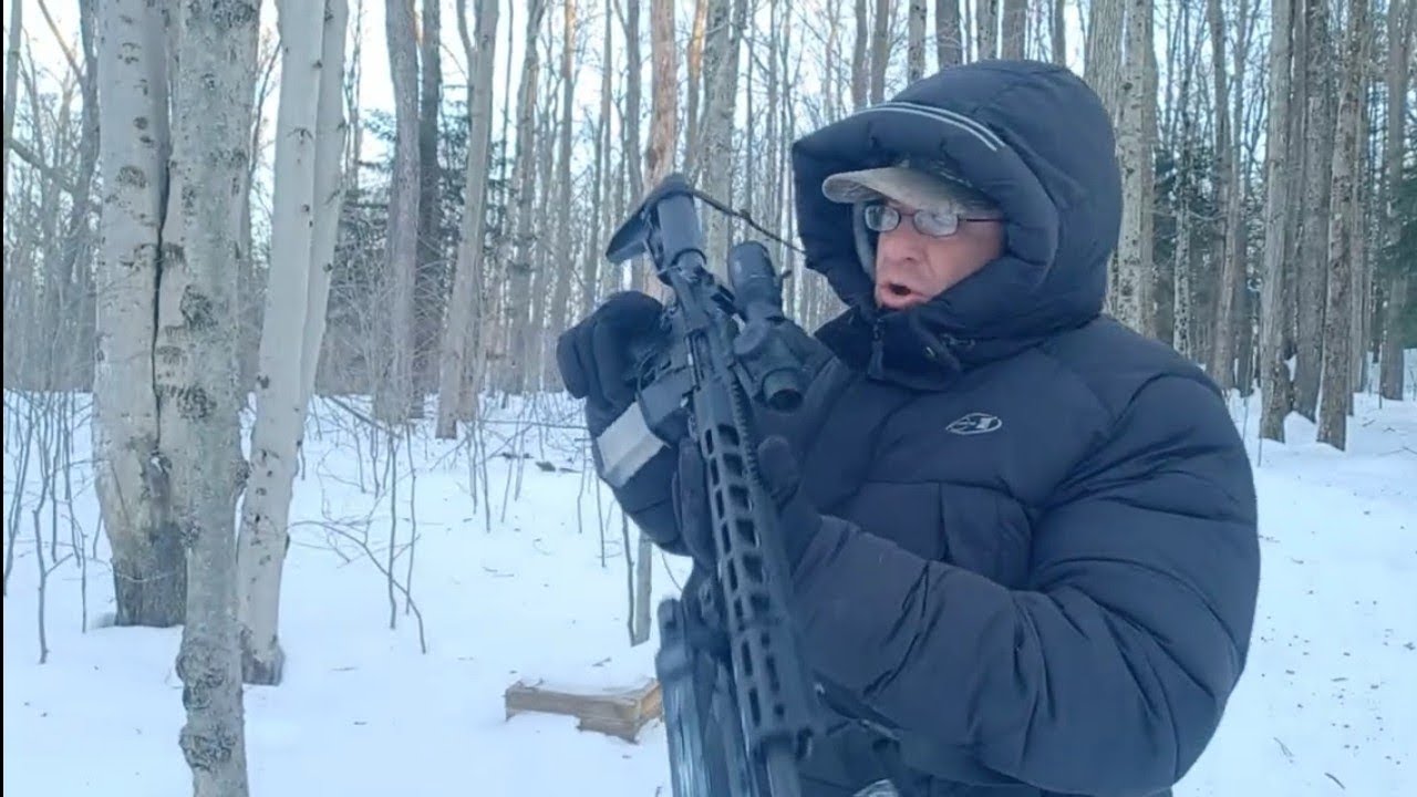 Ruger MPR стрельба при температуре -1°F