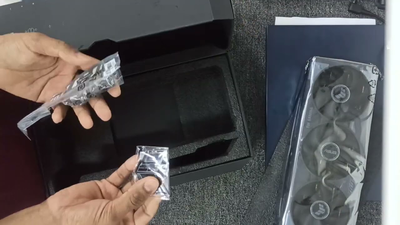  Asus Tuf Caming GPU 3fans 32Gb# আসুস স্টাফ গেমিং জিপিইউ ৩২ জিবি তিন ফ্যান ওলা 😮#Unboxsing..