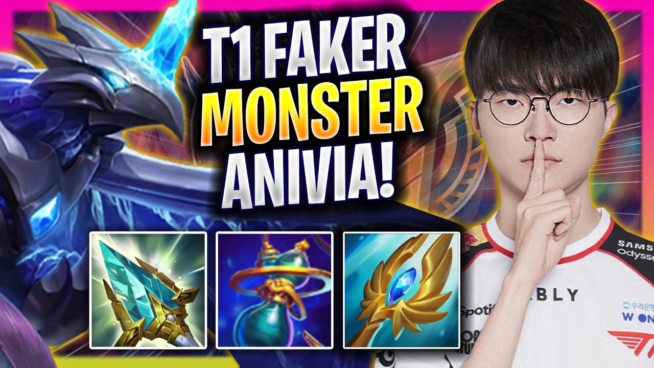FAKER IS A MONSTER WITH ANIVIA! - T1 Faker Plays Anivia MID vs Ryze! | Season 2026