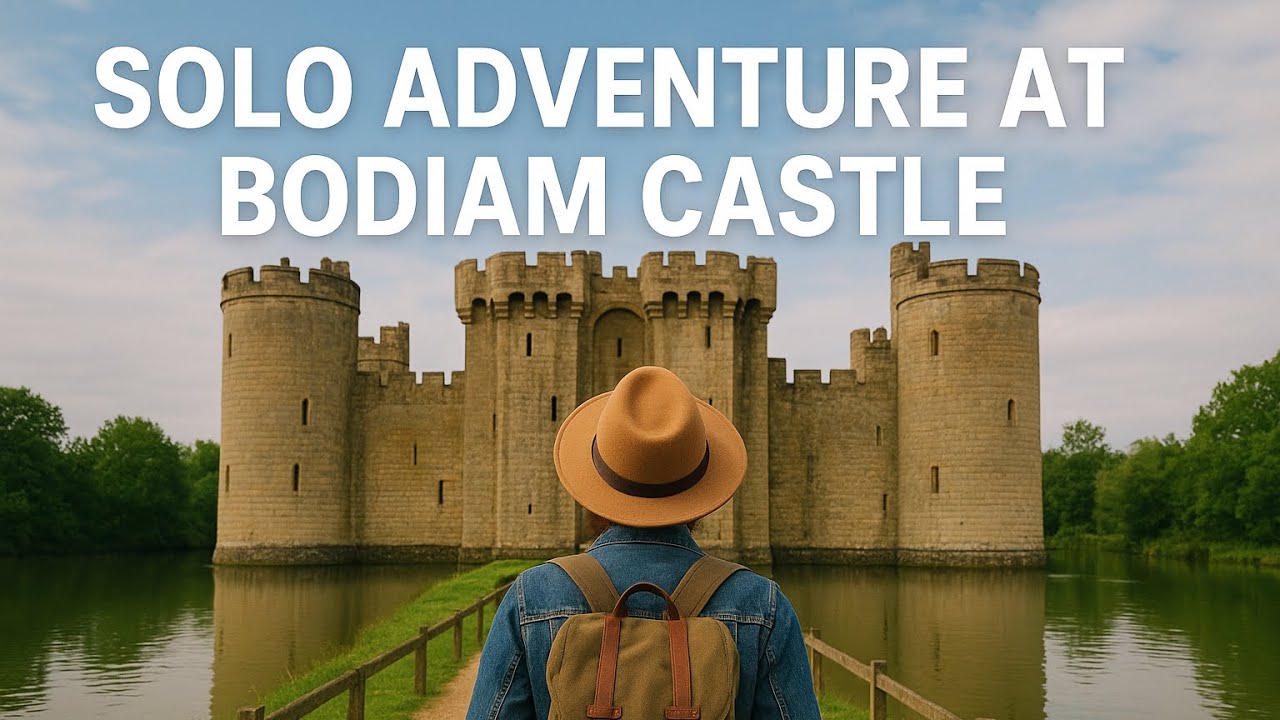 Exploring Bodiam castle(UK) Alone,  (part 2 with Bollywood music)  