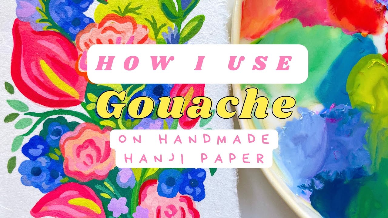 how i paint with ✧ gouache ✧