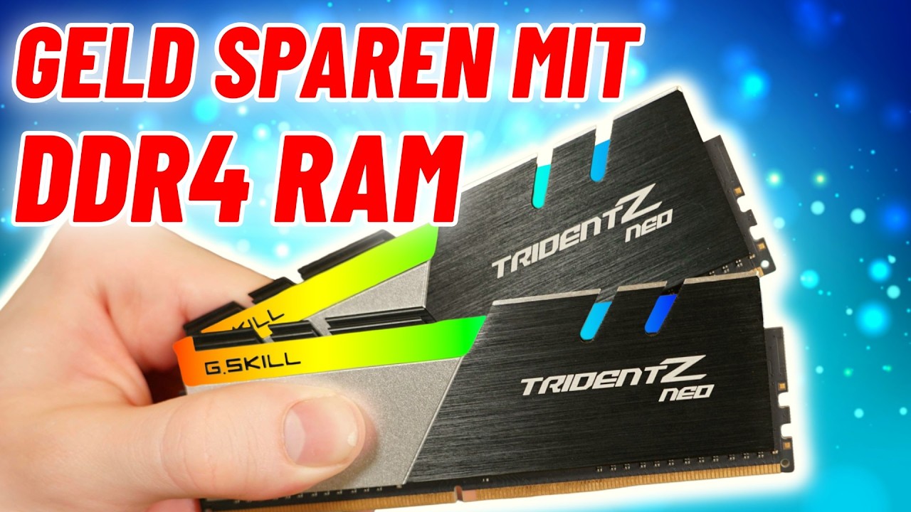 Mit DDR4 ARBEITSSPEICHER über 300€ beim GAMING PC sparen! Lohnt sich das?