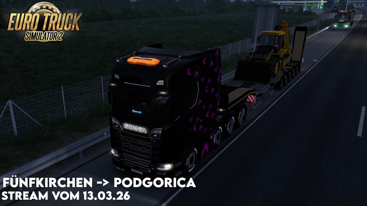 Euro Truck Simulator 2 - Von Fünfkirchen nach Podgorica