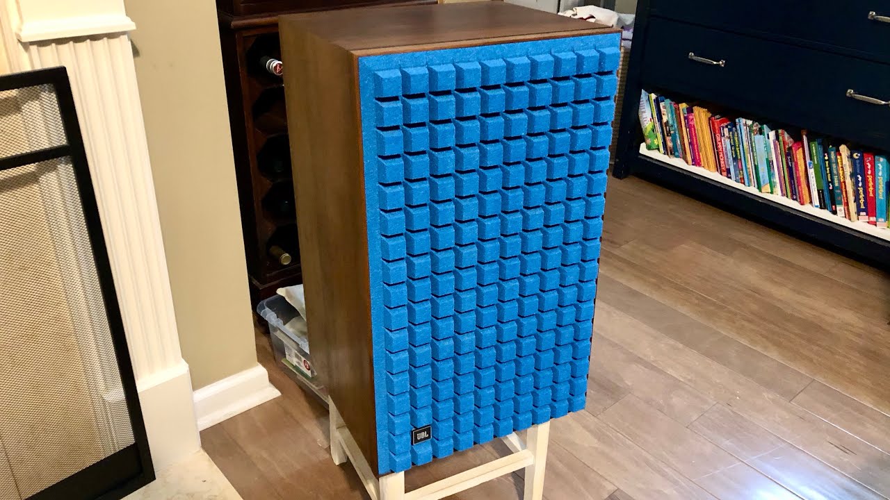 Восстановление акустической системы JBL L100 — замена решётки и ремонт твитера