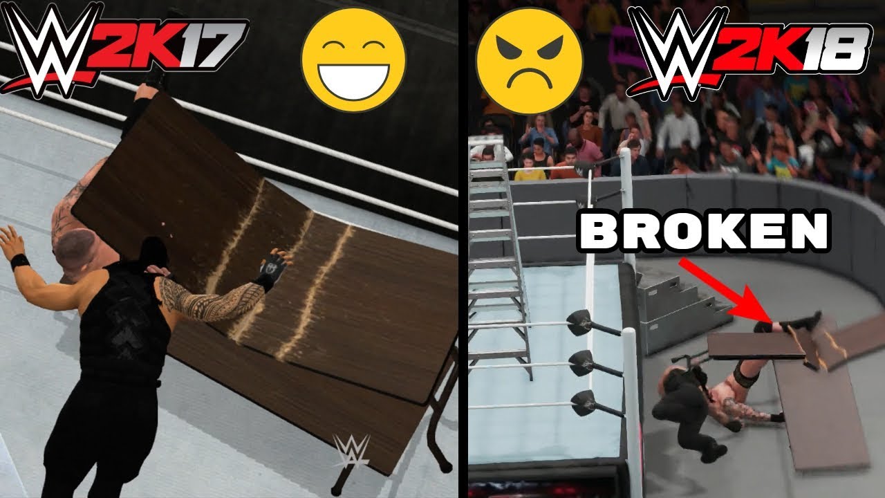 6 Things WWE 2K17 (Last Gen) Does Better Than WWE 2K18