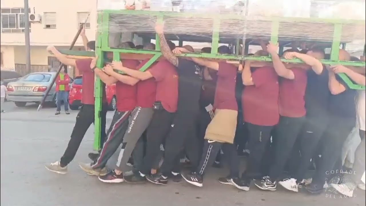 Ensayo solidario cuadrilla Cristo del Amor, Río San Pedro noviembre 2024
