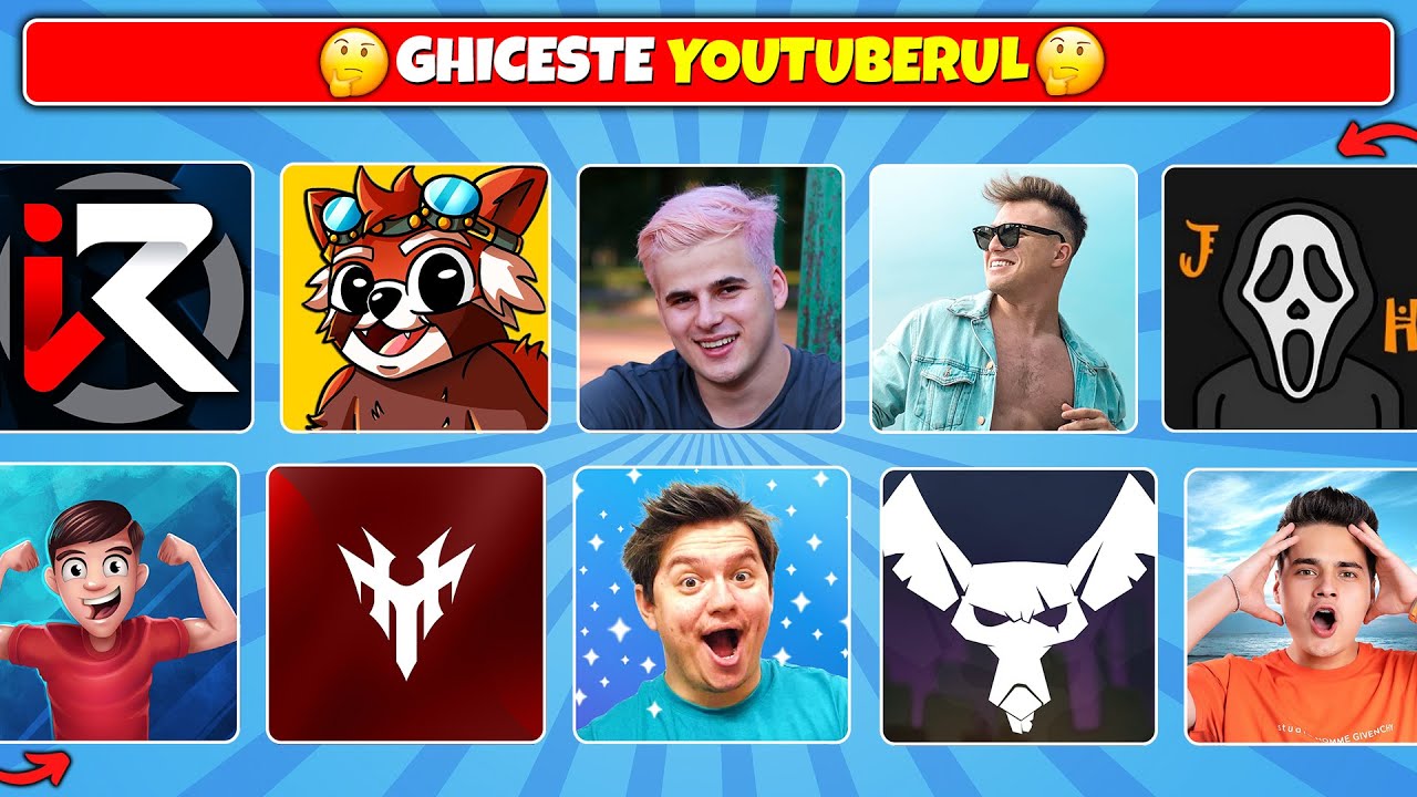 GHICESTE YOUTUBERII QUIZ