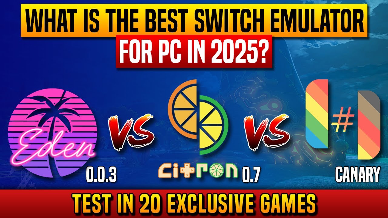 Какой эмулятор Switch для ПК лучший в 2025 году? Eden vs Citron vs Ryubing