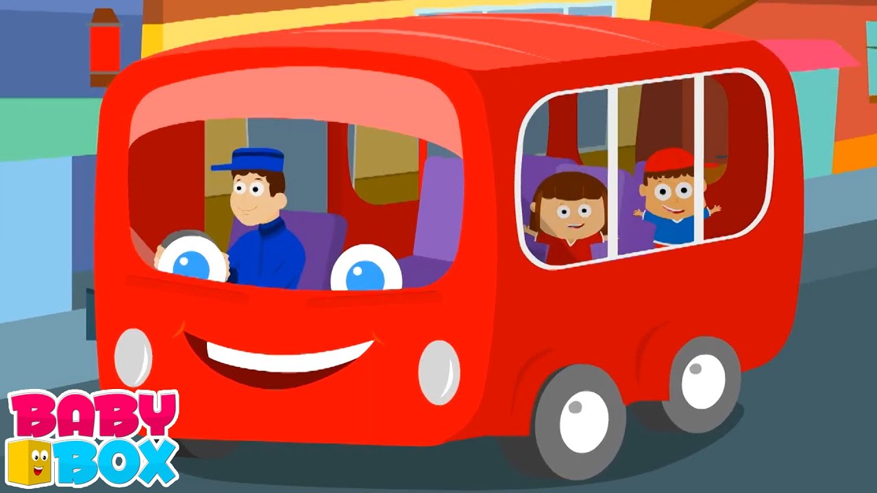 As Rodas No ônibus Divertido Poema Berçário Para Crianças
